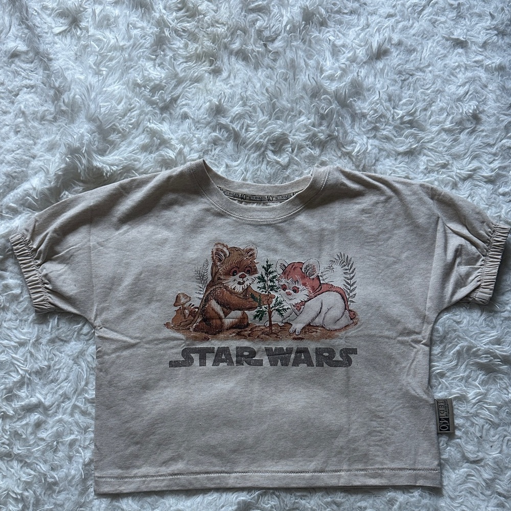 Star Wars Kids Tan Ewok Graphic Tee